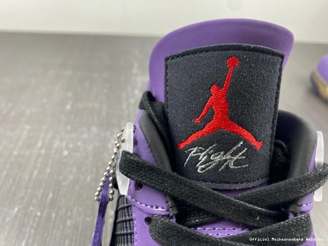 Official Maikesneakers Travis Purple Jordan Family) 766296 4 and LN4 Retro Scott (Friends 0812